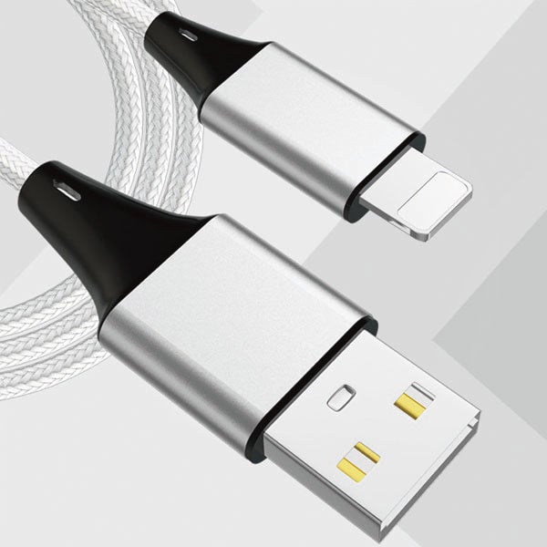 USB iPhone ligning ナイロンケーブル 1m | Delivery-Stock スマホ